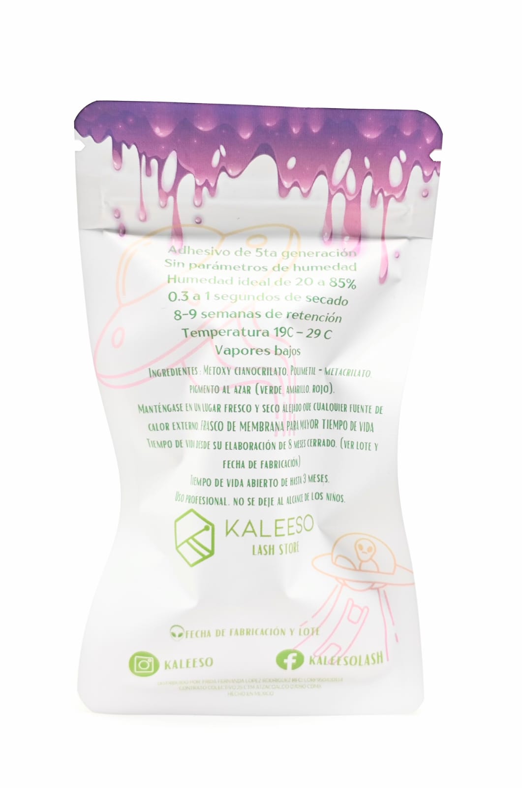 Adhesivo Alien Frasco de membrana